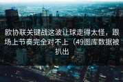 欧协联关键战这波让球走得太怪，跟场上节奏完全对不上（49图库数据被扒出